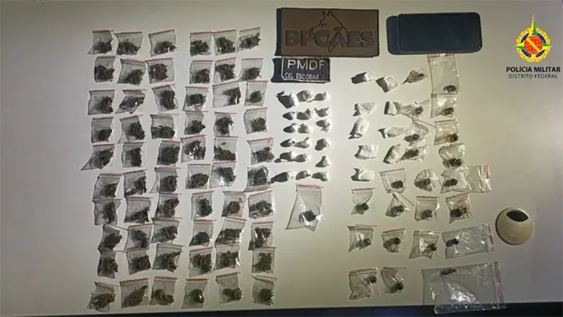 PMDF apreende adolescente por ato infracional análogo ao tráfico de drogas na Ceilândia