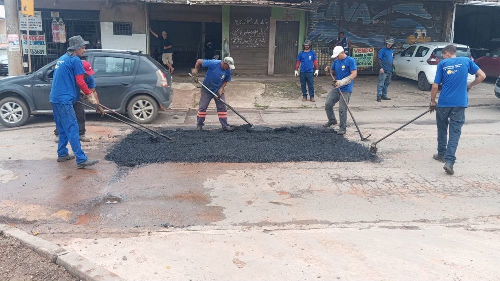 Mutirão intensifica ações emergenciais nas ruas de Ceilândia após fortes chuvas