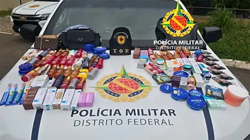 PMDF prende autoras de furtos avaliado em 5 mil reais em farmácia da Asa Sul