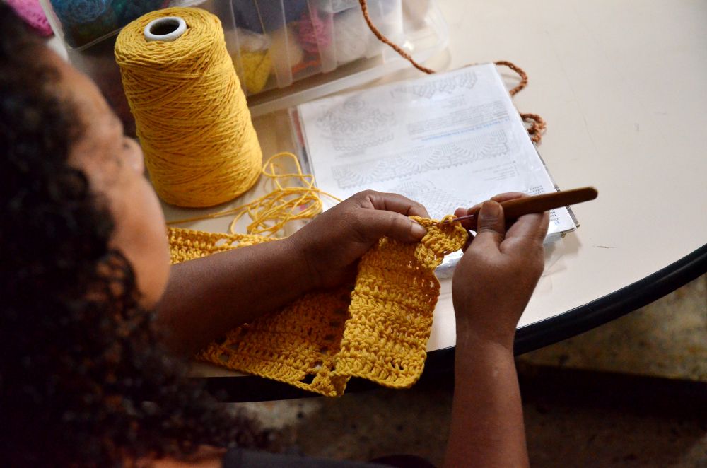 Caps AD do DF utilizam crochê como terapia contra a dependência química
