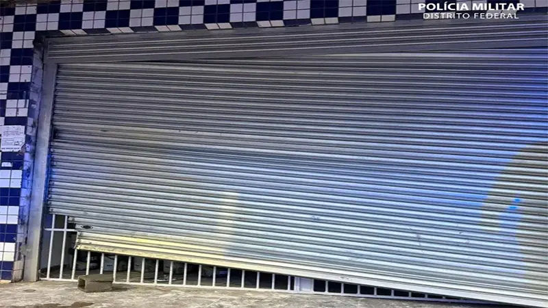 PMDF prende dois homens por furto a loja de tintas na Ceilândia