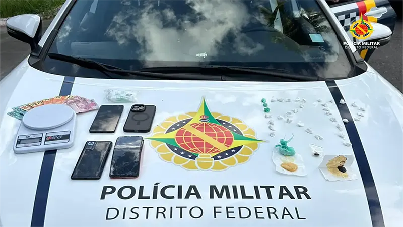 PMDF detém suspeito por tráfico de drogas e apreende simulacro em Ceilândia