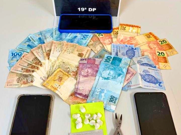 19ª DP prende um e apreende menor por venda de drogas