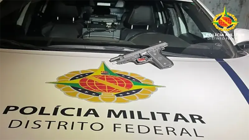 PMDF apreende arma de fogo após apoio à PCDF em Santa Maria