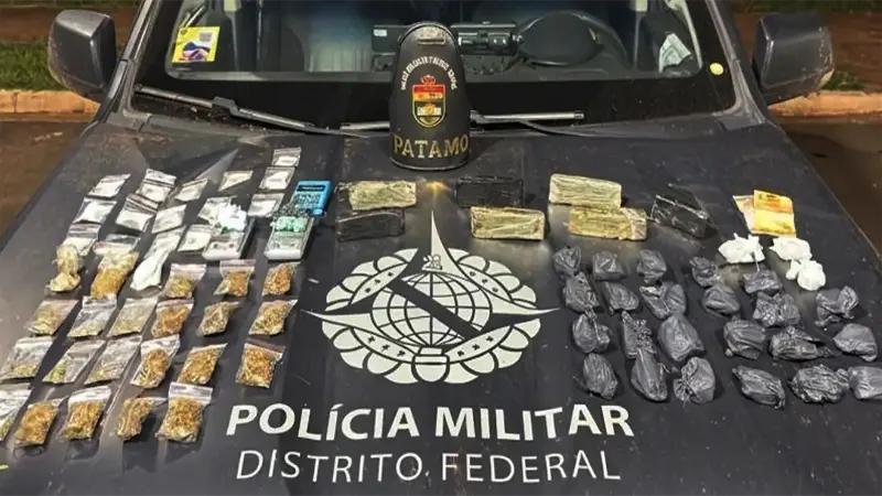 PMDF prende homem por tráfico de drogas em Brazlândia