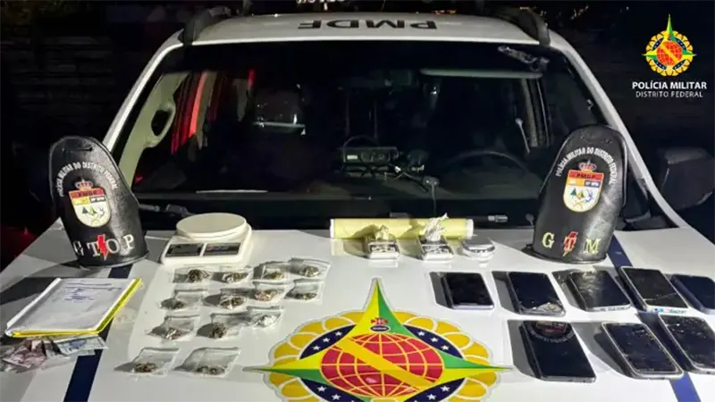 PMDF prende três homens por tráfico de drogas e associação criminosa no Itapoã