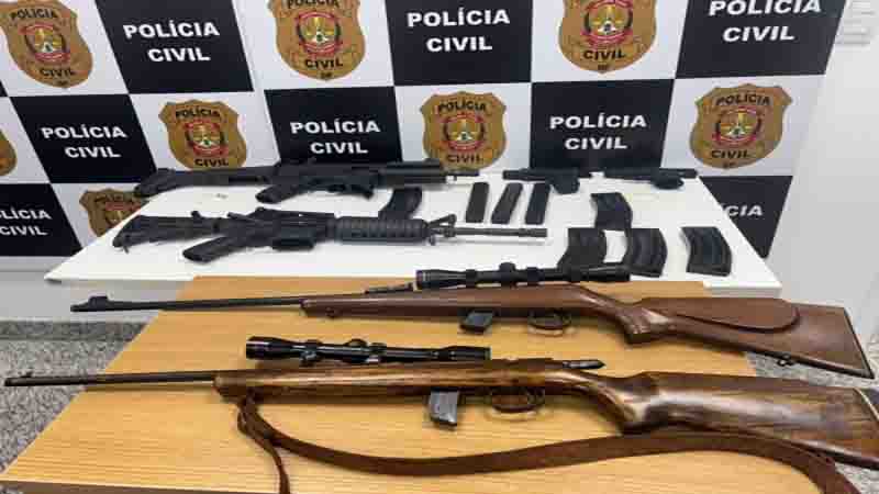 Operação Desarme – PCDF apreende arsenal irregular no Lago Norte