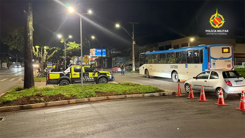 PMDF operação integrada coíbe irregularidades  no trânsito no Núcleo Bandeirante