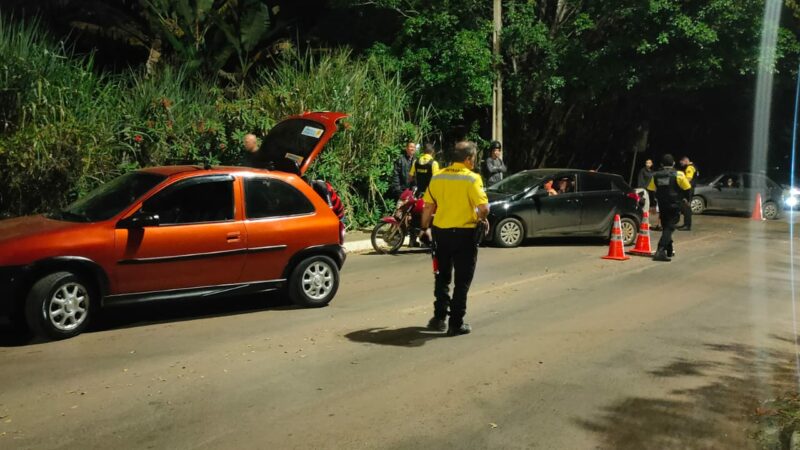 Fiscalização flagra 86 condutores alcoolizados no fim de semana