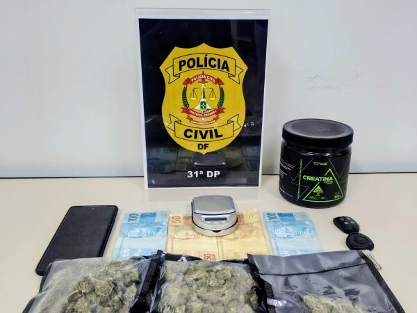 31ª DP prende traficante com droga “premium” após monitoramento no Jardim Roriz