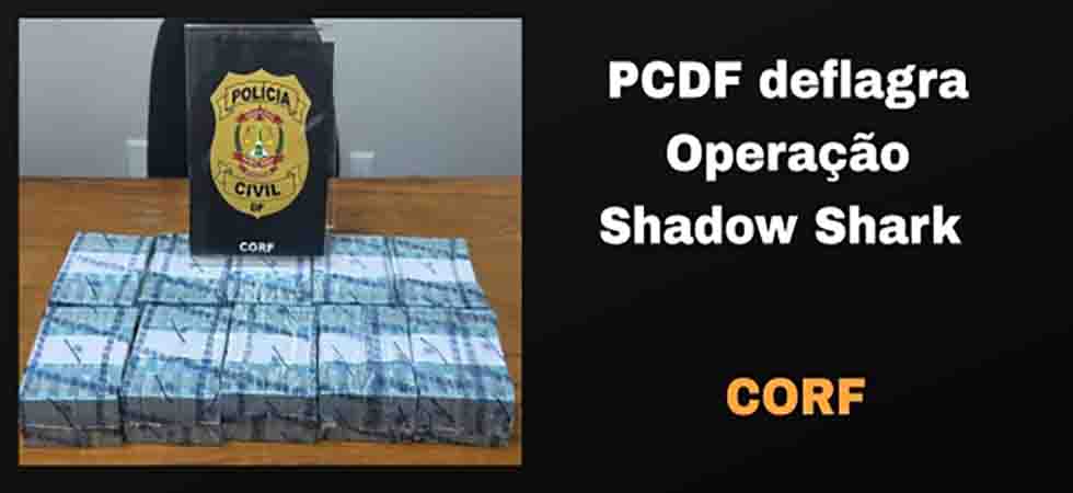 PCDF deflagra Operação Shadow Shark e prende indivíduo por lavagem de dinheiro