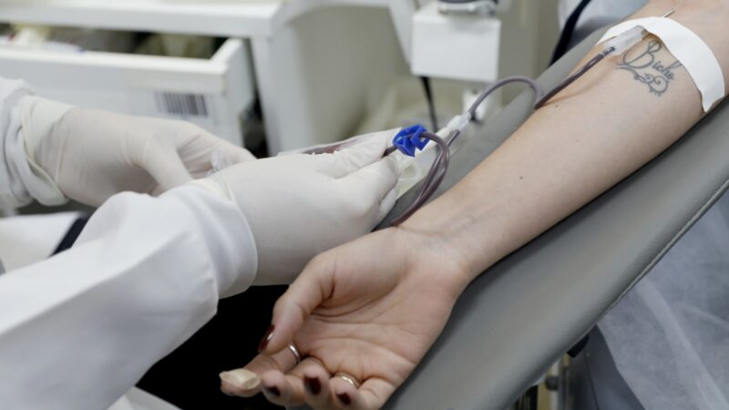 Hemocentro de Brasília promove coleta de sangue na Esplanada dos Ministérios