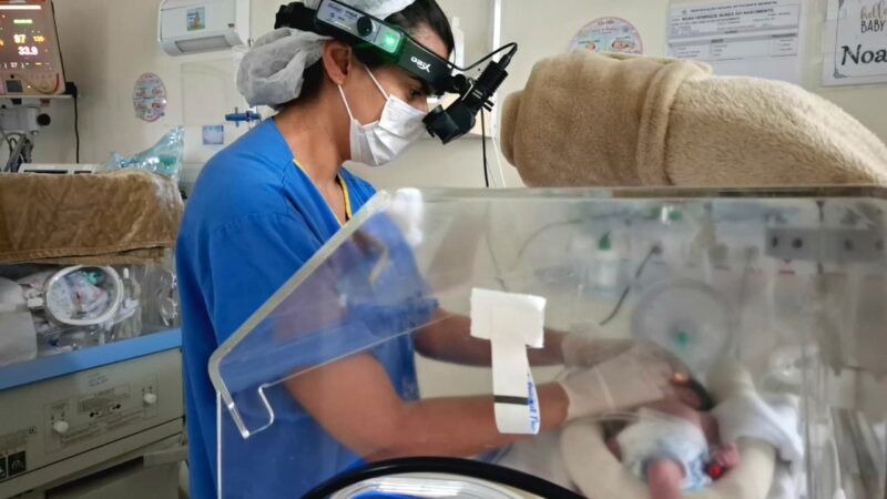 Hospital de Santa Maria realiza Teste do Olhinho em recém-nascidos