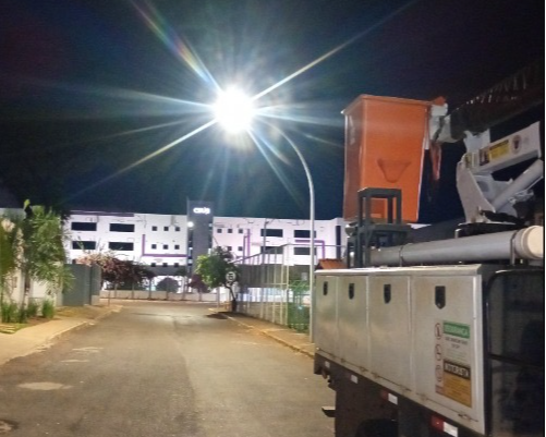 Iluminação pública passa por manutenção na Asa Norte e Asa Sul