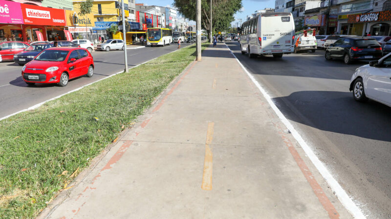 Obras na Avenida Paranoá melhoraram a vida de motoristas e pedestres