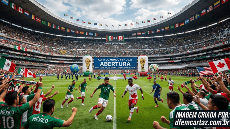 Abertura da Copa 2026 tem dois jogos pelo Grupo A