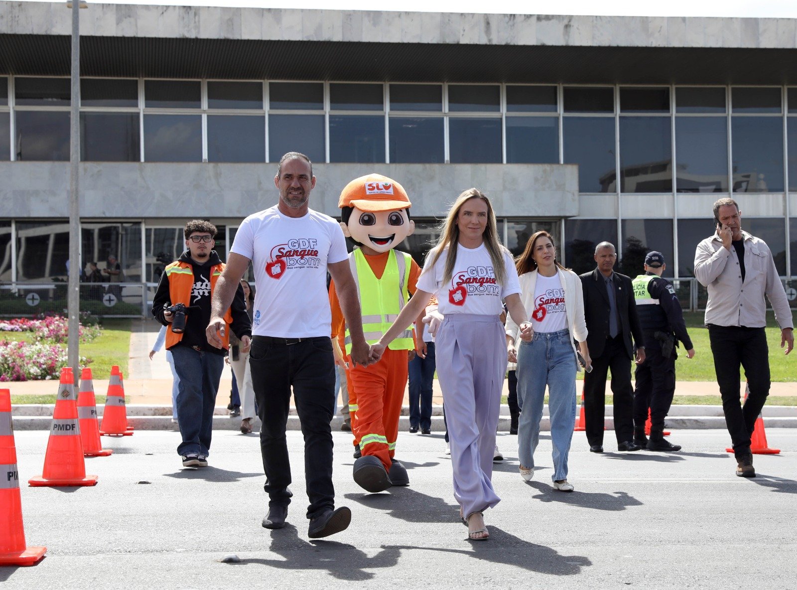 Ação na Praça do Buriti incentiva doação de sangue