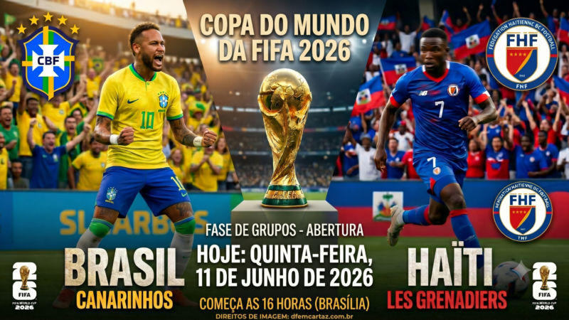 Brasil x Haiti ao Vivo Hoje: Horário e Onde Assistir à Copa do Mundo 2026