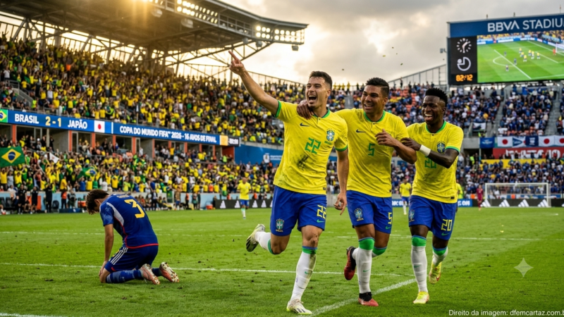 Brasil vence Japão por 2 a 1 em jogo dramático e avança às oitavas da Copa do Mundo