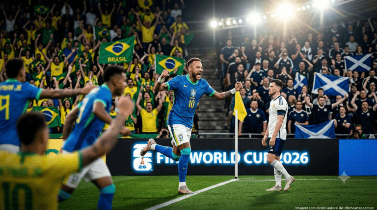 Valendo a liderança: Brasil encara Escócia com o retorno de Neymar e foco no mata-mata