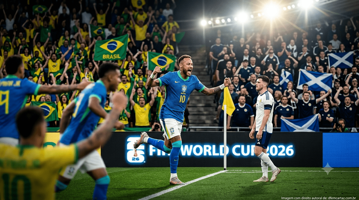 Valendo a liderança: Brasil encara Escócia com o retorno de Neymar e foco no mata-mata