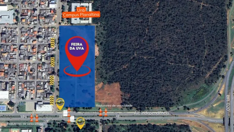 Feira da Uva e do Vinho altera trânsito em Planaltina