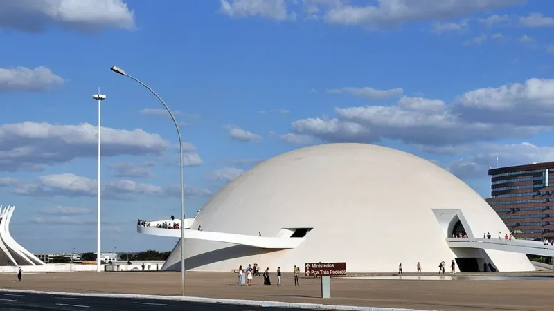 Conjunto Cultural da República une Museu da República e Biblioteca Nacional no Eixo Monumental