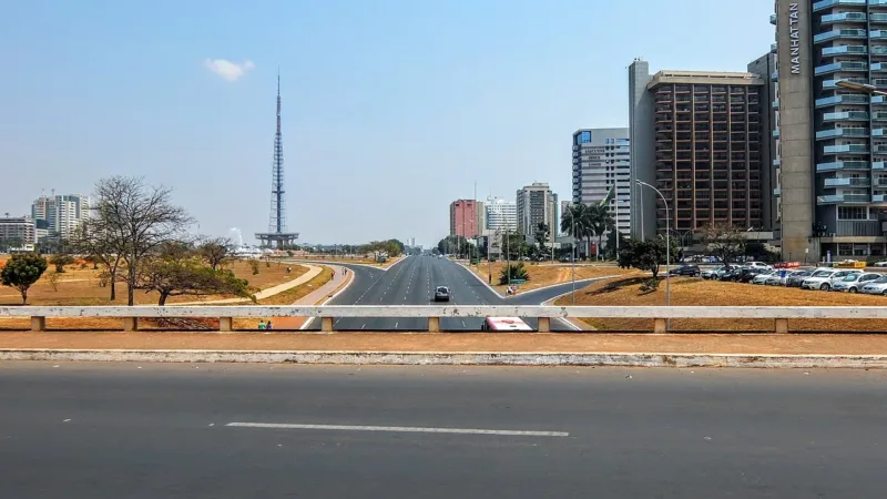 Flat no Nobile Suites Monumental alia home office e localização central no Setor Hoteleiro Norte