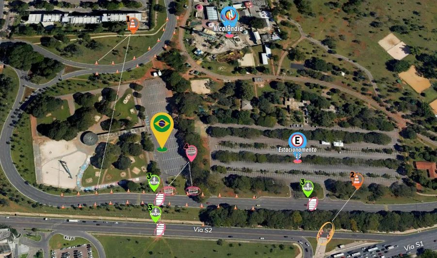 Veja as mudanças no trânsito no Plano Piloto durante eventos neste fim de semana