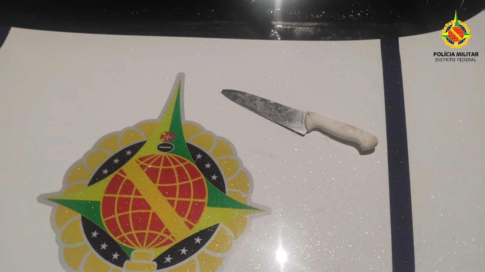 PMDF detém homem armado com faca após violência doméstica no Recanto das Emas