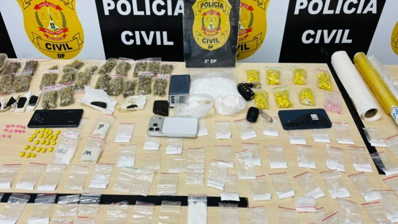 Dupla é presa por vender drogas por delivery na Asa Norte