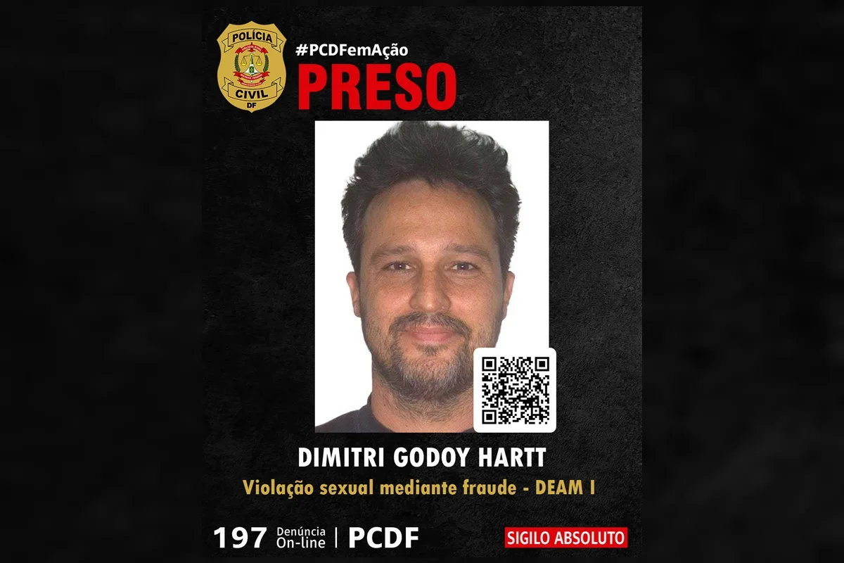 PCDF prende homem suspeito de usar falsa vaga de massagista para abusar de mulher no DF