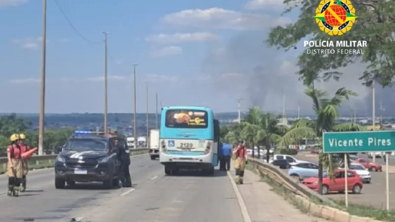 Pedestre morre após ser atingido por ônibus na Estrutural