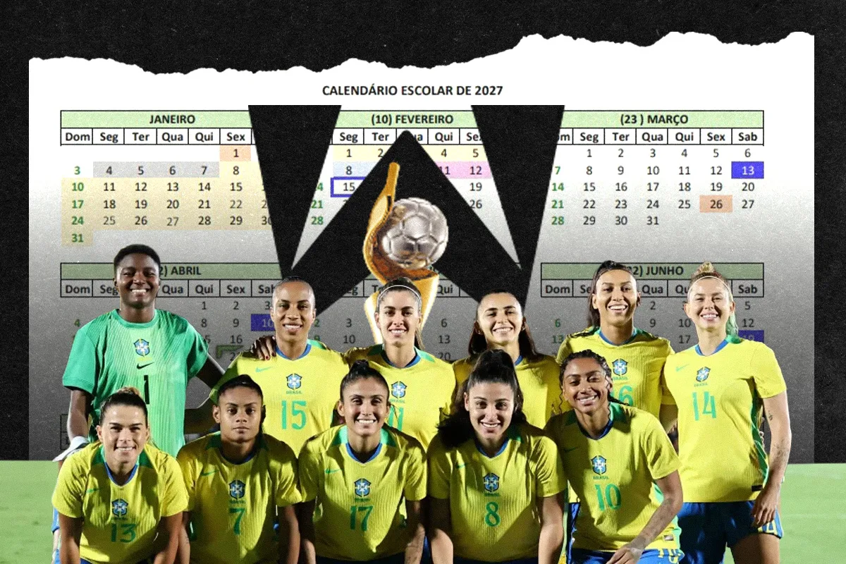 Copa do Mundo Feminina altera calendário escolar de 2027 no DF, mas férias de professores são mantidas