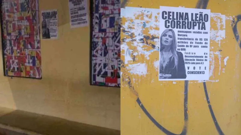 PCDF identifica dupla suspeita de colar cartazes contra Celina em Sobradinho e apreende carro