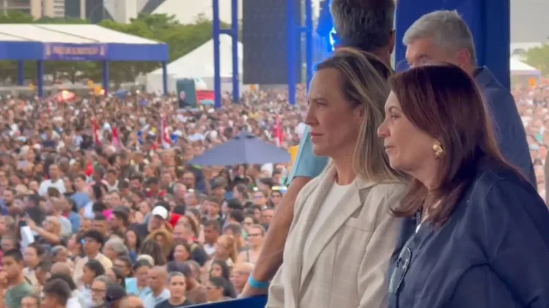 “Somos um povo só”, diz Celina Leão após missa de Nossa Senhora Aparecida em Brasília