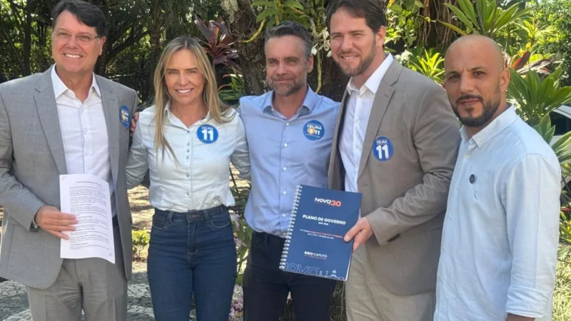 Kiko Caputo, do Novo, declara apoio a Celina Leão no segundo turno da disputa pelo GDF