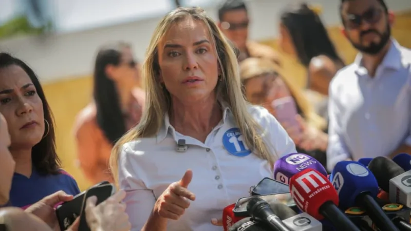 Celina diz que não debaterá com Grass no 2º turno: ‘Ele não quer debater, quer gritar’