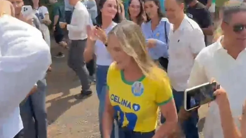 Celina Leão vota no Lago Norte acompanhada de Michelle Bolsonaro e Bia Kicis