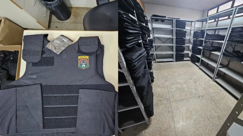 Suspeita de participar do furto de 36 coletes balísticos do Detran-DF se apresenta e é presa