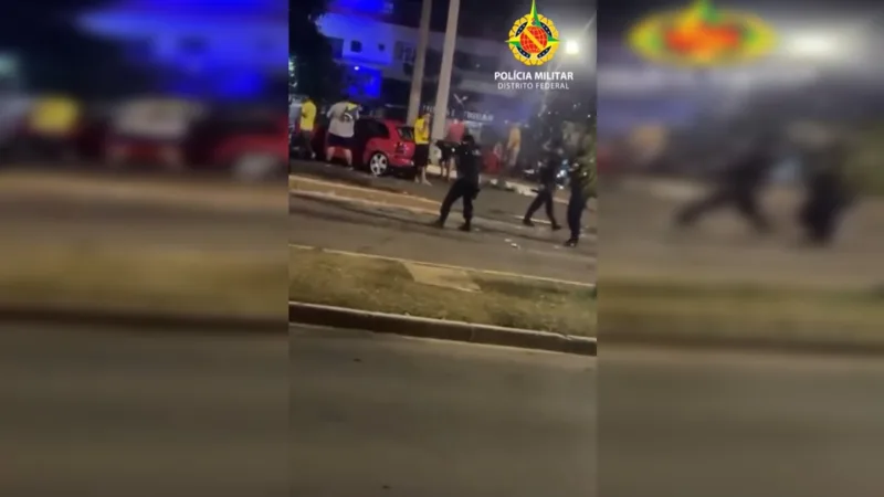 Festa pós-eleição em São Sebastião termina com spray de pimenta e balas de borracha