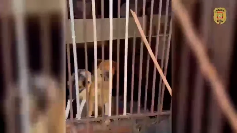 PCDF resgata mais de 30 cães e gatos vítimas de maus-tratos no Guará