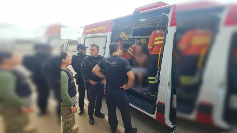 Detento faz rival refém na Papuda, engole faca improvisada e é levado ao hospital