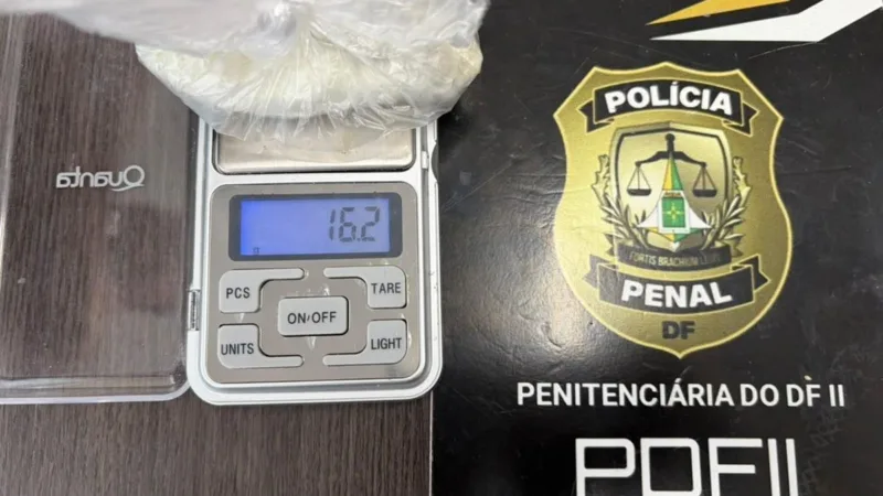 Visitante é presa tentando levar haxixe avaliado em R$ 100 mil para a Papuda