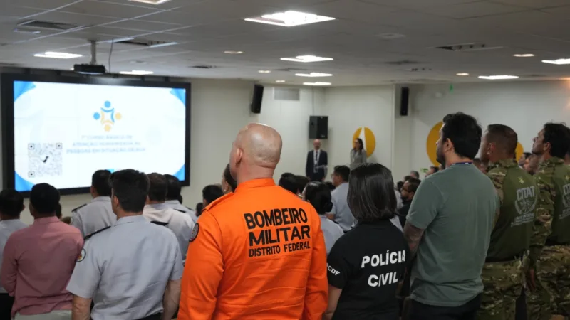 SSP-DF inicia curso de atenção humanizada a pessoas em situação de rua para profissionais de segurança