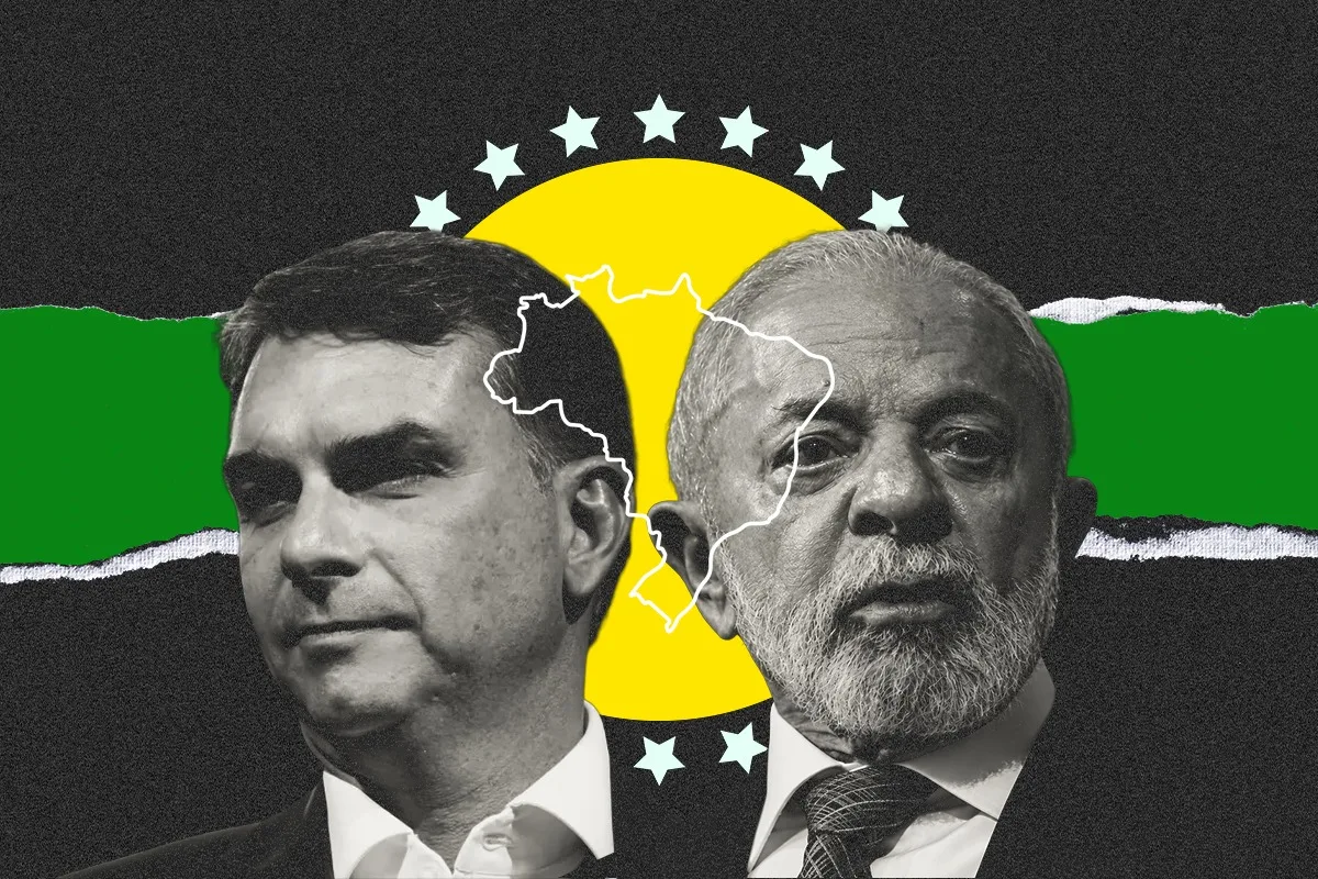 Flávio Bolsonaro teve mais votos que Lula na Papudinha, mas perdeu a eleição nacional