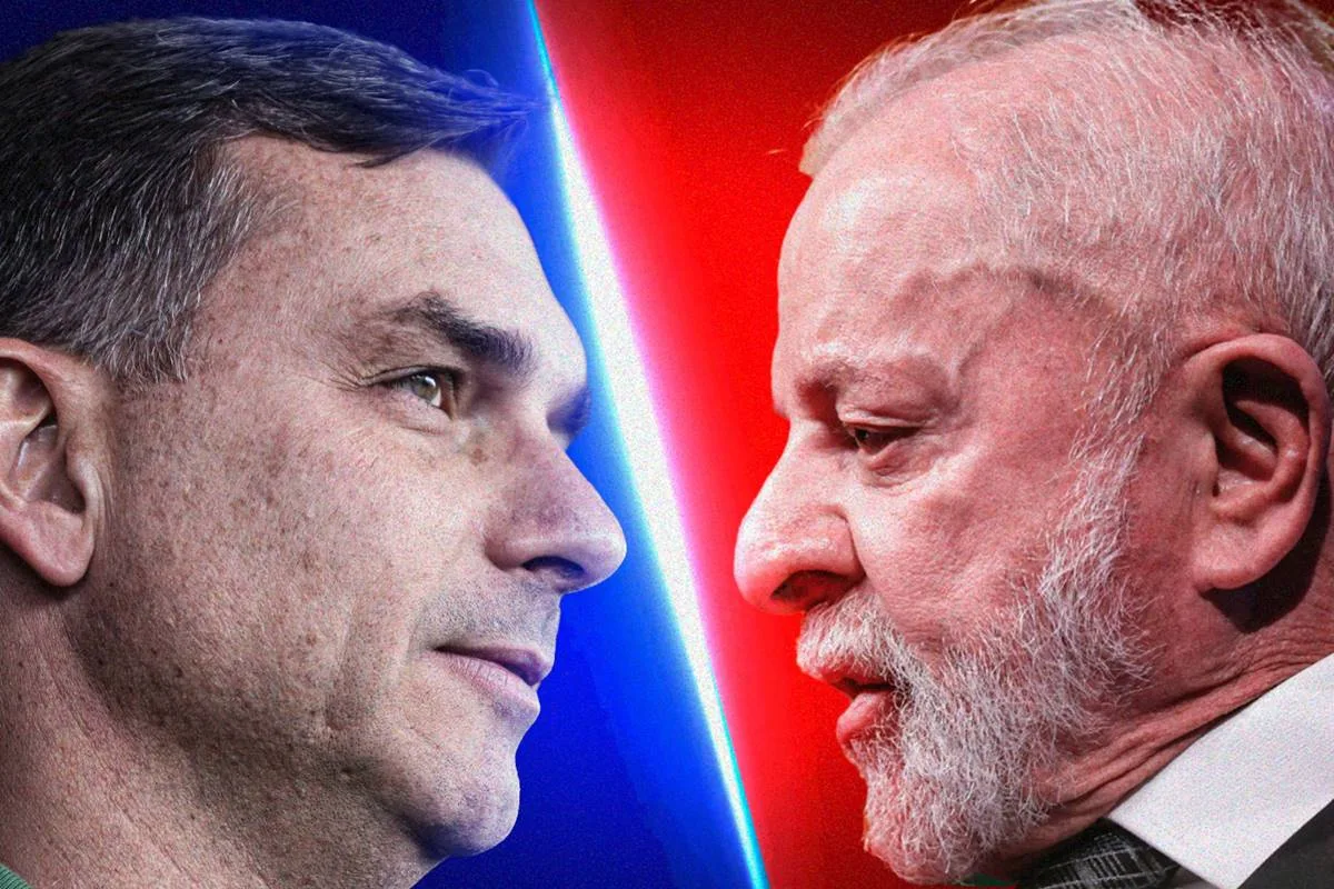 Datafolha no DF: Flávio Bolsonaro tem 49% dos votos válidos e Lula, 37%