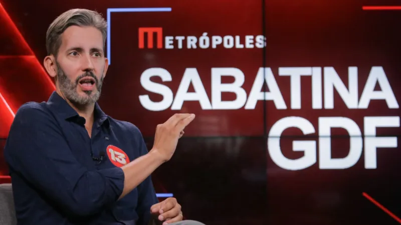 Leandro Grass participa de sabatina do Metrópoles nesta sexta; Celina será sabatinada ao meio-dia