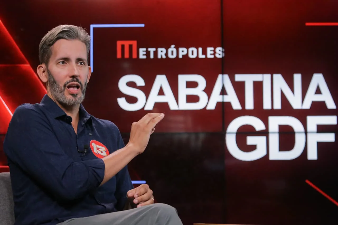 Leandro Grass participa de sabatina do Metrópoles nesta sexta; Celina será sabatinada ao meio-dia