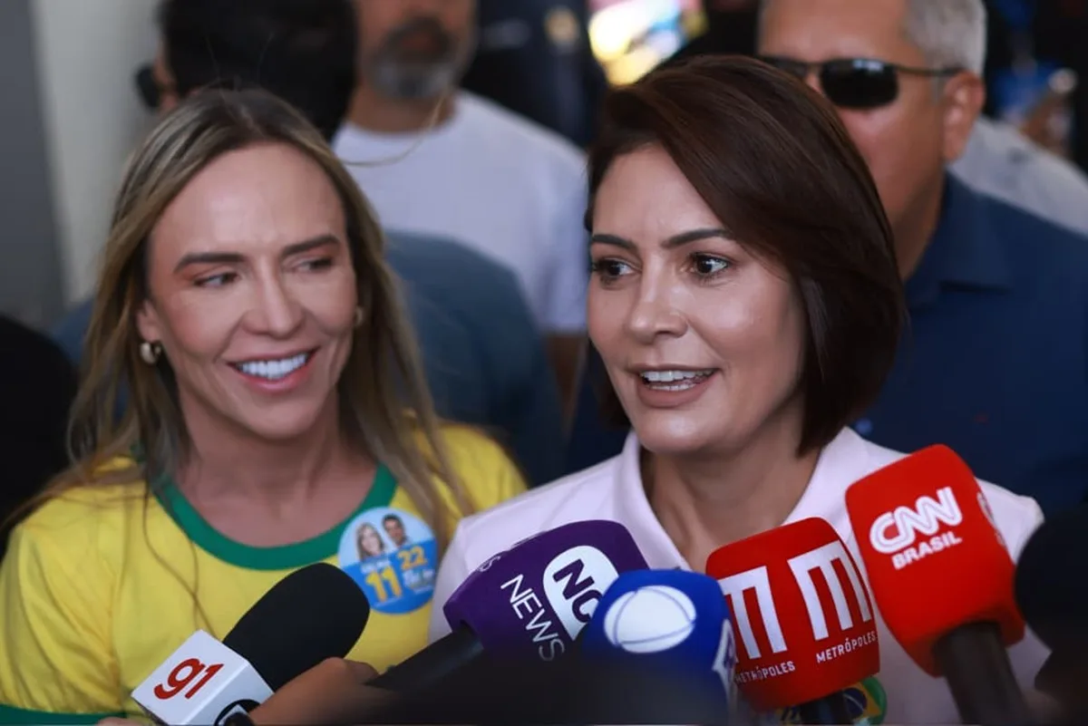 Michelle Bolsonaro diz esperar vitória de Celina e Flávio: “Aposentar o retrocesso”